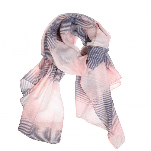TT027-01 Шарф женский, текстиль/без подкладки, розовый