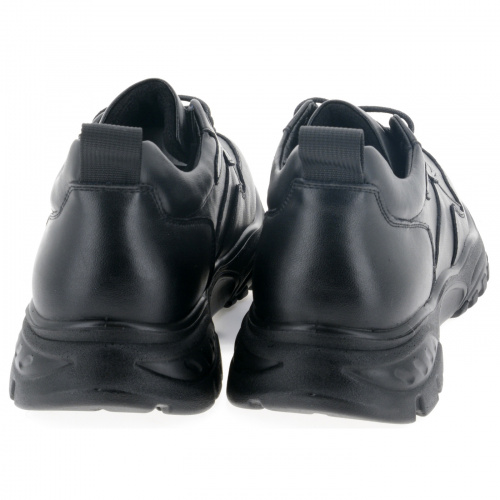 VE026-010 Ботинки мужские, нат.кожа/байка, чёрный фото 16