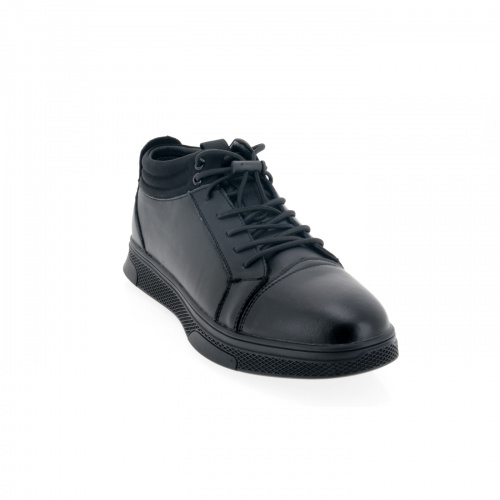 VE021-020 Ботинки мужские, нат.кожа/байка, чёрный фото 3