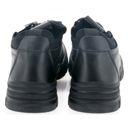 FB138-030 Ботинки женские, нат.кожа/иск.кожа, чёрный фото 16