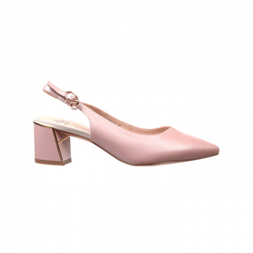 MV717-021 Туфли открытые женские, нат.кожа/иск.кожа, розовый