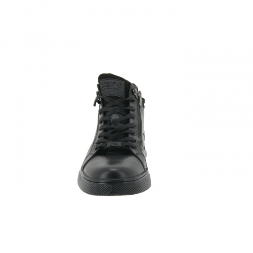 WL070-011 Ботинки мужские, нат.кожа/шерсть, чёрный фото 4