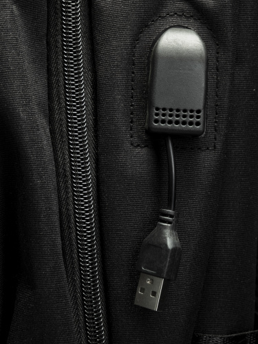XC018-01 Рюкзак мужской, текстиль/текстиль, чёрный фото 6